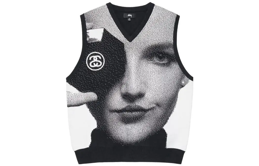 Stussy Photo Jacquard Vest