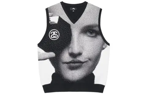 Stussy Photo Jacquard Vest