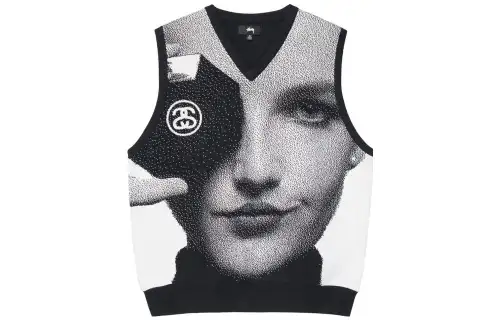 Stussy Photo Jacquard Vest