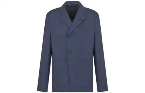 DIOR FW23 Business Suit Coat Men's Marine Blue