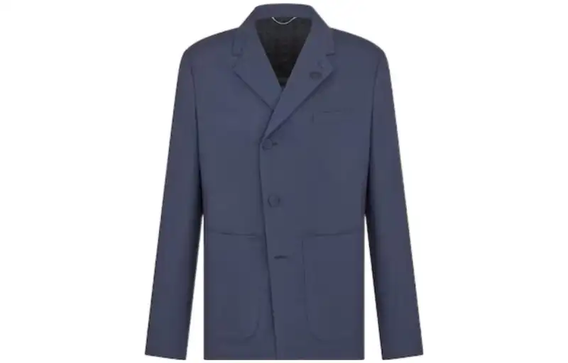 DIOR FW23 Business Suit Coat Men's Marine Blue