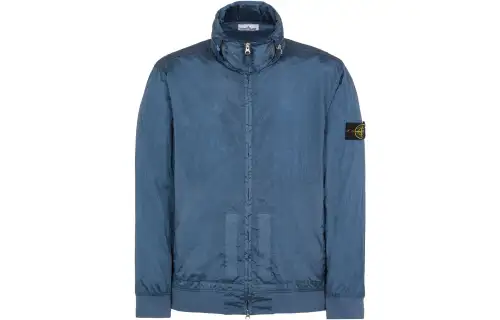 STONE ISLAND Logo Patch Zipped Jacket