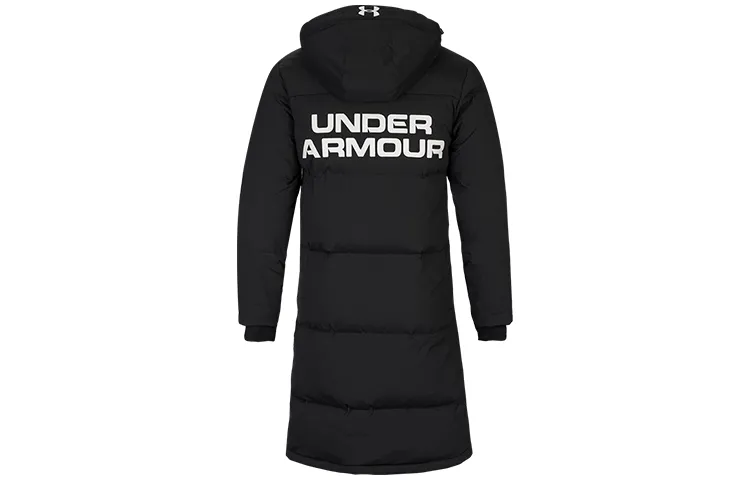 Under Armour Down Jackets Men's Black Hooded Moderate Other