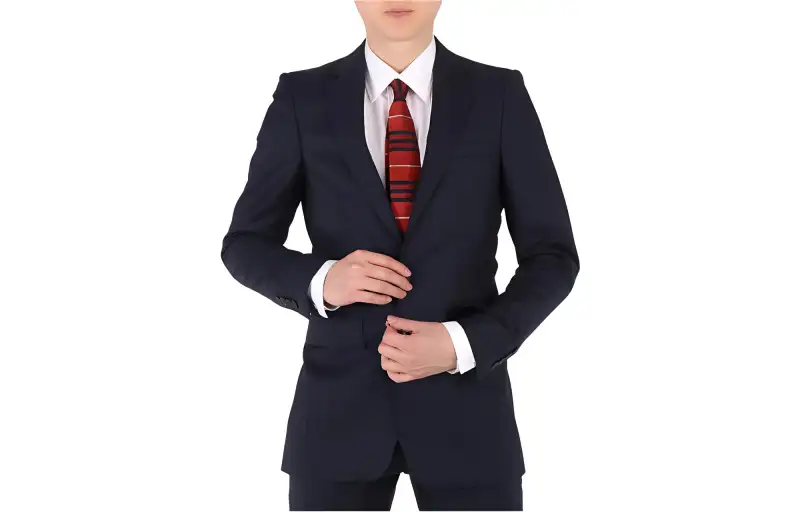 Burberry Business Suit Men's Blue