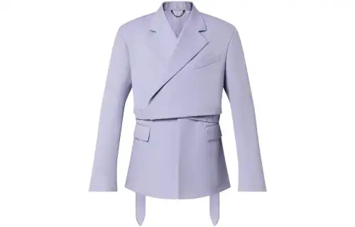 LOUIS VUITTON Business Suit Coat Men's Light Purple