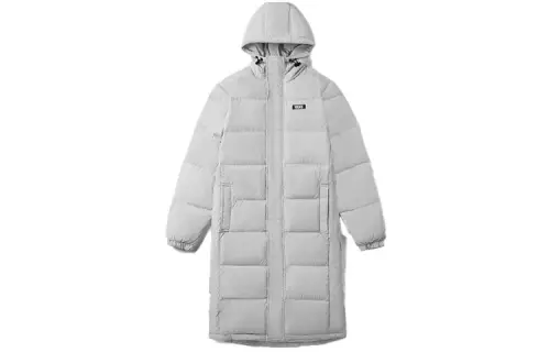 Vans Down Jackets Unisex Gray Hooded Thickened Other