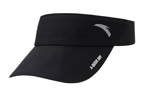 Anta Stretch Fabric Sun Protection Hats Unisex Black