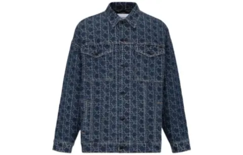 CALVIN KLEIN FW22 Denim Jacket Men's Dark Blue