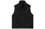 Timberland Vests Men's Black Stand Collar Thickened And Fleece Lined Other