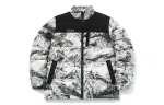 Li Ning Down Jacket Winter Men's Snow Mountains All Over Print