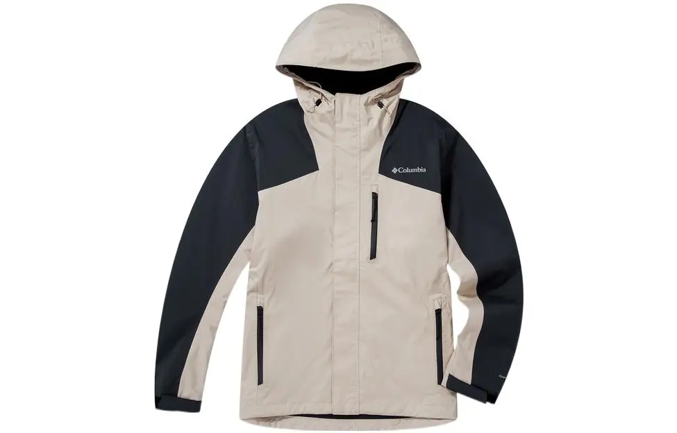 Columbia Waterproof, Windproof, Lightweight Windbreaker Jacket Men's Khaki