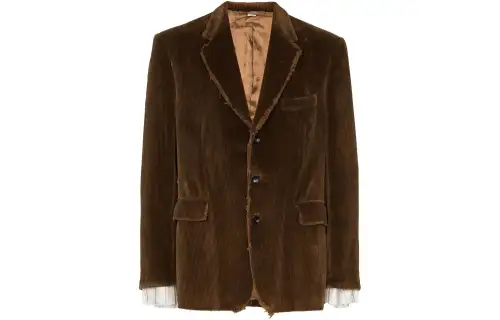 GUCCI Business Suits Men's Umber Suit Collar Moderate
