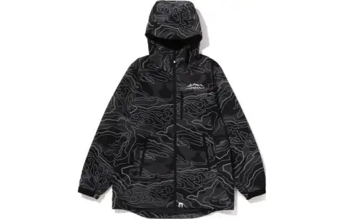Bape Layered Line Camo Shell Jacket