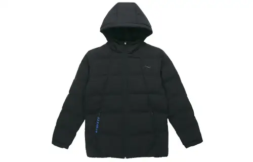Li Ning Down Jacket Men's New Standard Black