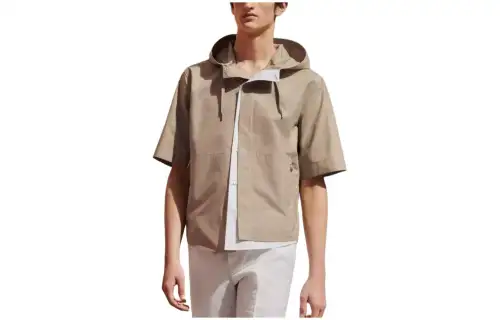 HERMES Jackets & Coats Men's Desert