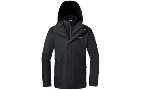Columbia Waterproof And Windproof To Keep Warm Windbreaker Jacket Men's Black