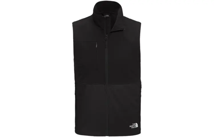THE NORTH FACE Vests Men's Black Stand Collar Moderate Other