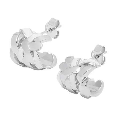 LOEWE Sterling Silver Earrings Women's Silver