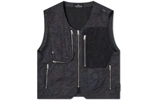 STONE ISLAND SS21 Vest Men's Black