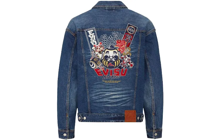 EVISU SS21 Denim Jacket Men's Denim Blue