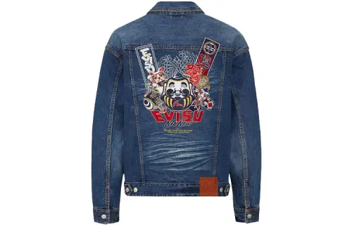 EVISU SS21 Denim Jacket Men's Denim Blue