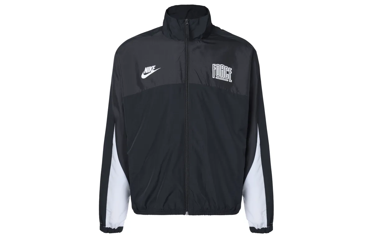 Nike Jackets Men's Black Stand Collar Moderate Other
