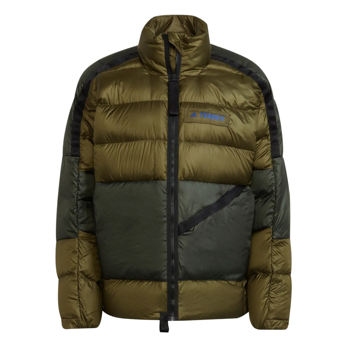 Adidas Down Jacket Men's Dark Olive Green/Deep Earthy Brown