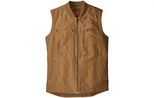 Patagonia Vests Men's Baseball Collar Moderate Workwear