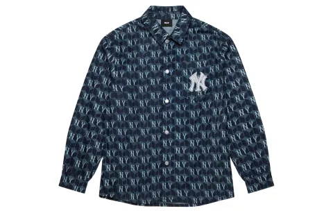 MLB New York Yankees Denim Jacket Unisex Dark Marine Blue