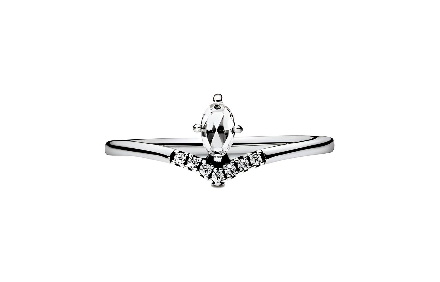 Женское кольцо Pandora Классическое желание (серебряное) — фото 2