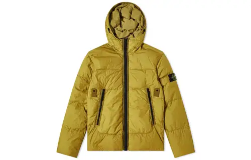 STONE ISLAND FW21 Down Jacket Unisex Yellow