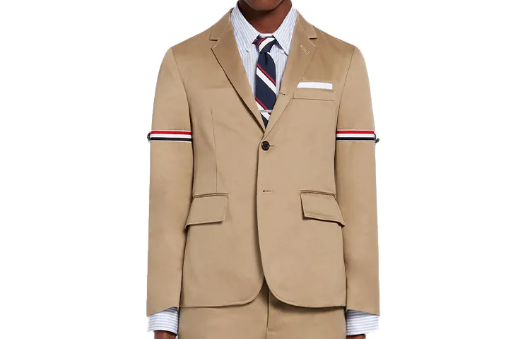 THOM BROWNE· Business Suit Coat Men's Camel