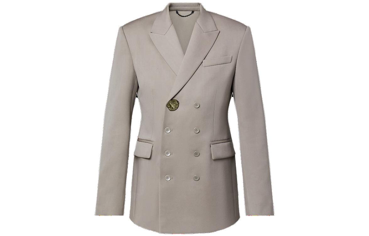 LOUIS VUITTON Business Suit Coat Men's Turquoise