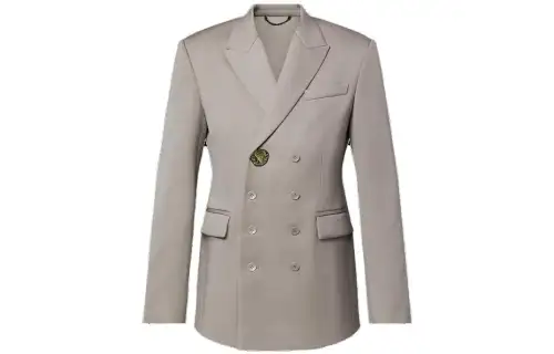 LOUIS VUITTON Business Suit Coat Men's Turquoise
