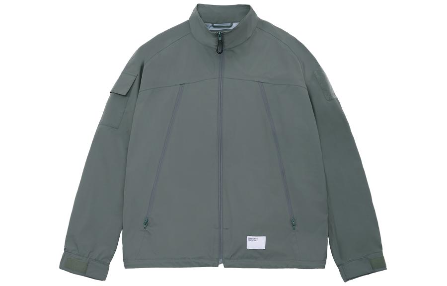 Carhartt WIP SS23 Military Military Series Multi-Pocket Velcro Stand Collar Jacket Men's Gray