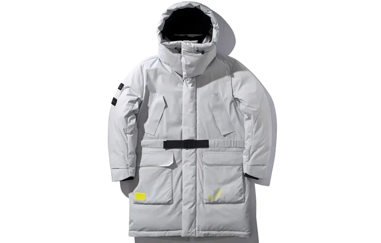 Li Ning Down Jacket Men's Lunar Rock Gray