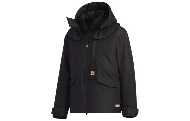 Adidas Originals Down Jackets Men's Black Hooded Moderate Other