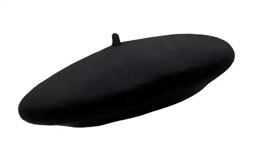 Maison Margiela Wool Berets Women's Black/Marine Blue