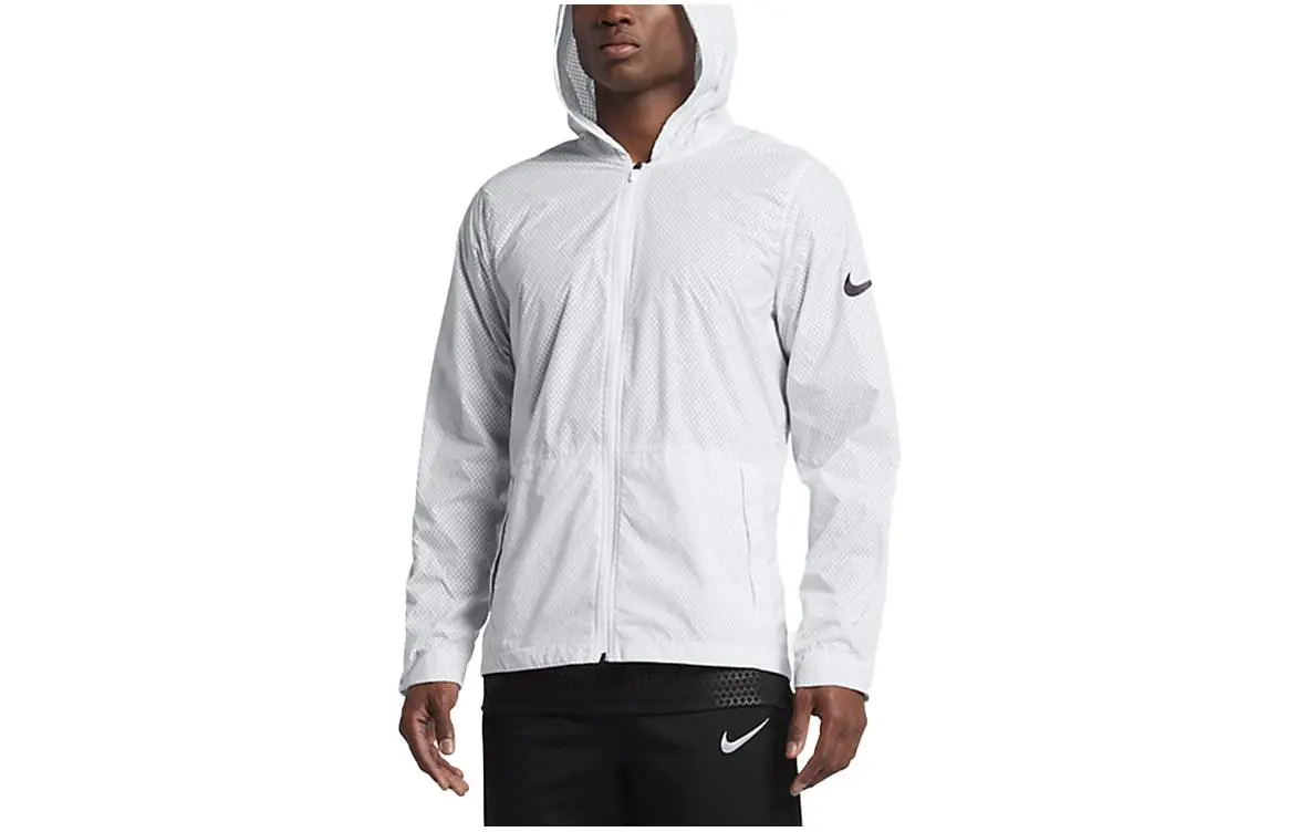 Nike Jackets Men's White Hooded Thin Other