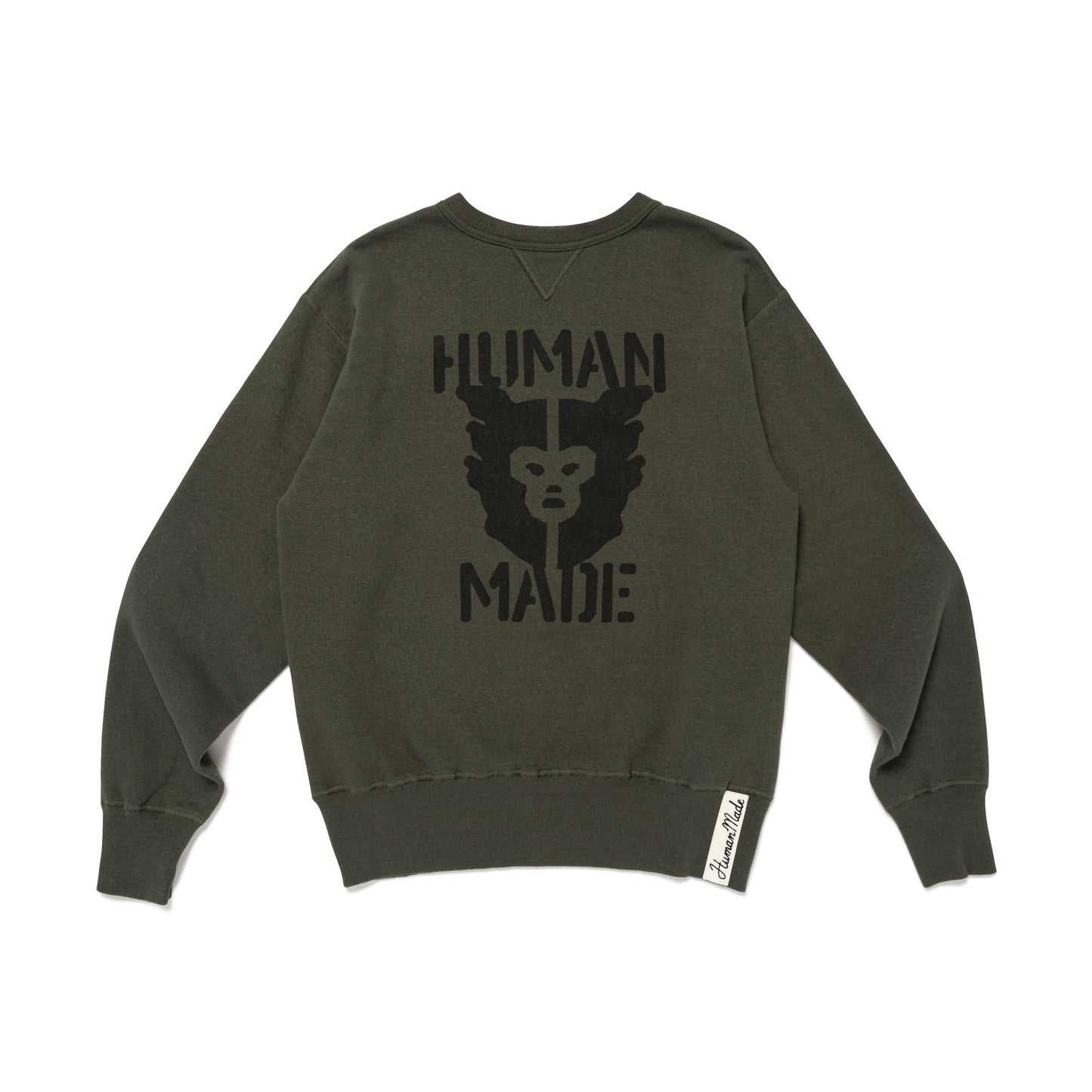 Кофта Human Made Long Sleeve Sweatshirt (белая)