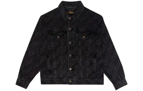 Drew House Secret Letter All Over Loose Denim Jacket