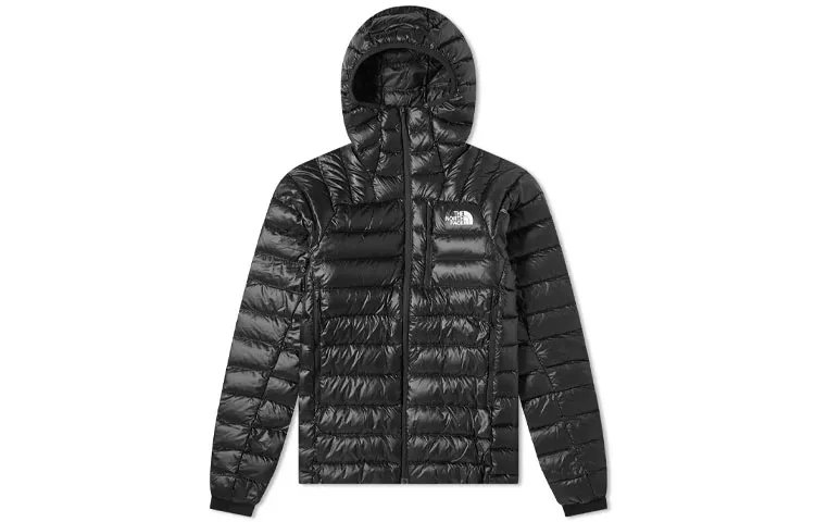 THE NORTH FACE SUMMIT Down Jackets Men's Black Hooded Moderate