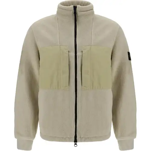 STONE ISLAND Zip Up Fleece Jacket