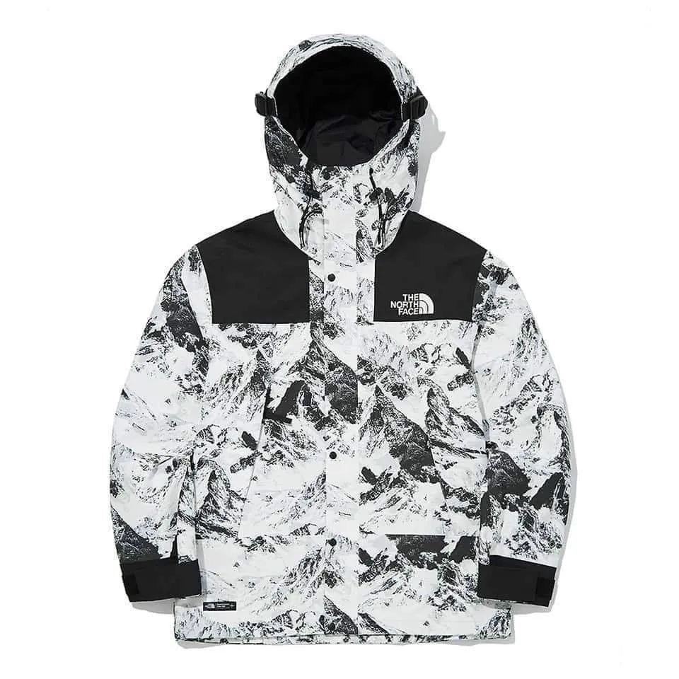 THE NORTH FACE Outdoor Hiking Waterproof And Windproof Windbreaker Jacket Unisex White