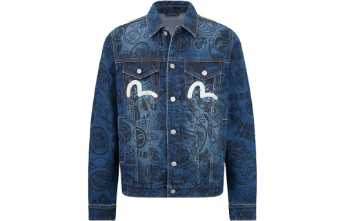 EVISU Denim Jacket Men's Denim Blue