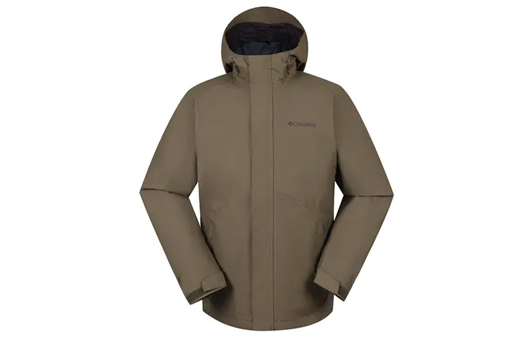Columbia FW22 Waterproof And Windproof To Keep Warm Windbreaker Jacket Men's Green