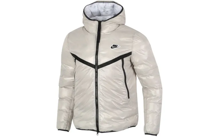 Nike Puffer Jacket Winter Men's Stone White