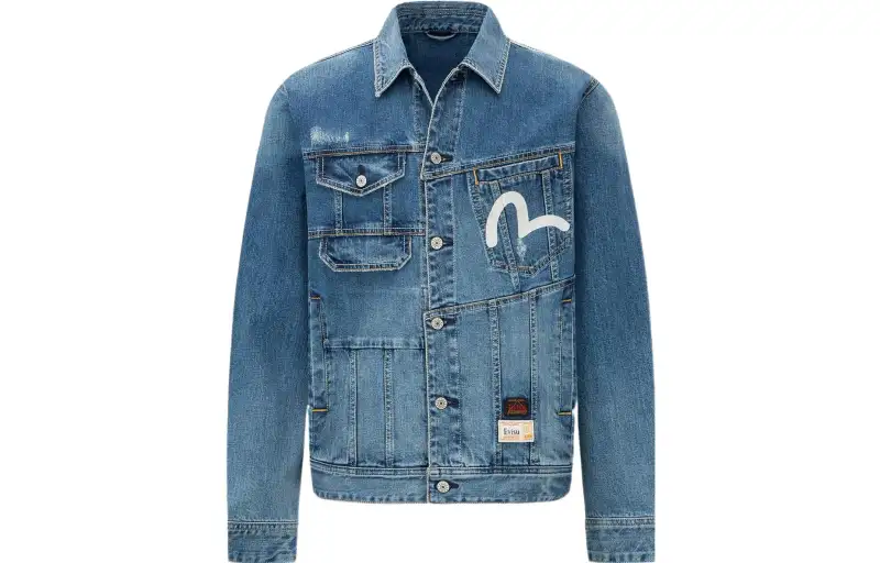 EVISU SS22 Denim Jacket Men's Denim Blue