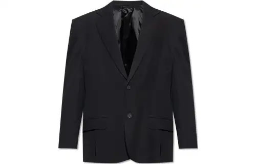Balenciaga Business Suit Coat Loose Fit Men's Black