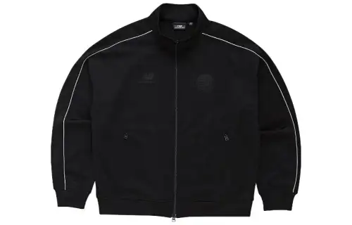 New Balance Jackets Men's Black Stand Collar Moderate Other